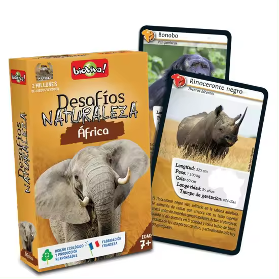 Bioviva - Desafíos Naturaleza. África. Juego educacional - 1