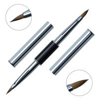 Doble Final De Arte De Uñas Línea De Liner DIY Pincel De Pintura Líquido Y Polvo Acrílico UV GEL Extensión Constructor De Francés Dibujo De Pluma - details 11