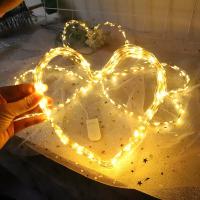 Luces De Fairy LED Con Alambre De Cobre Potenciado Por Batería Para Decoración De Habitación Jardín Bodas Fiesta Cumpleaños - details 3