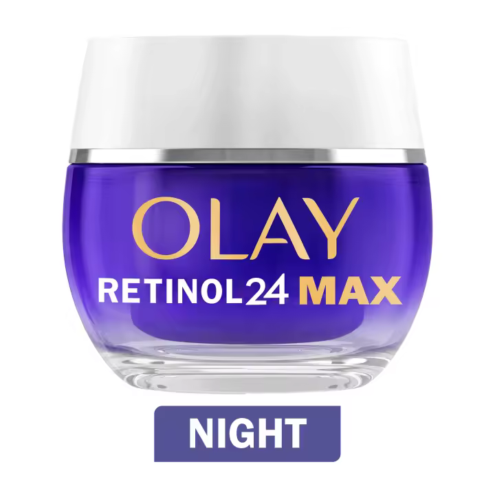 Olay Regenerist Retinol 24 MAX Crema Hidratante De Noche, Con Complejo Retinoide Y Niacinamida (Vitamina B3), Sin Fragancia, 50ml - 1