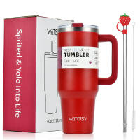 Taza Termo De Acero Inoxidable De Gran Capacidad 30oz/40oz Watersy Botella Termal Doble Vácuo Para Mantener Frío Regalo DIY Taza Muñeca Portátil Ecológica - details 11