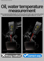 ANENG TH203 Termómetro Infrarrojo Inteligente Industrial -50~600℃ Pantalla VA Color Inverso Medidor De Temperatura Herramienta Pyrometer - details 6