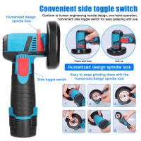 12V Mini amoladora angular, máquina de corte recargable para el hogar, pulidora eléctrica de mano - details 1