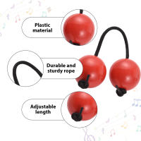 2Pcs Instrumentos Musicales De Ritmo Africano Bolas De Sandía Para Celebraciones Y Actuaciones En Escenario Juguete De Percusión Manual - details 21