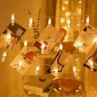 1 Pack Luces De Hilo De Fairy Con Clip Para Fotos Y Tarjetas 10/20/30/40 LED Decoración Para Bodas Y Graduaciones Fiesta De Graduación Decoración De Boda - details 4