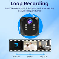 Cámara Mini WiFi 4K Smart Wireless HD Con Detección De Movimiento Vlog Espía Visión Nocturna IP Webcamera 1080P Small Cam - details 2