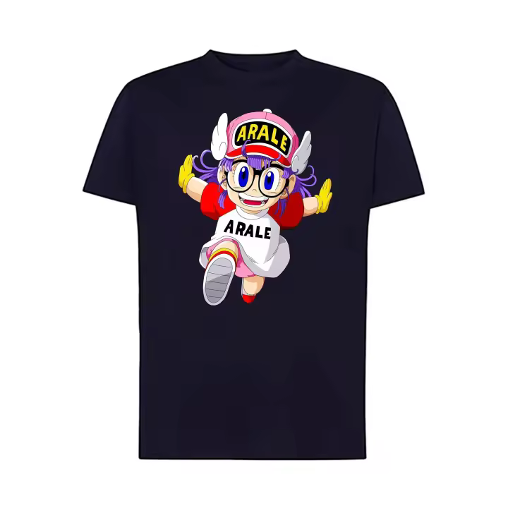 Camiseta Arale Running - Dr. Slump - D. Ball - anime, manga - Unisex algodón premium - 1