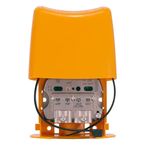 Amplificador mastil nanokom 1e uhf 30 dB  Amarillo - 1