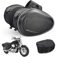 Bolsa De Sillín Para Motocicleta Con Cubierta Impermeable SA212 Equipaje De Viaje De Motocicleta Estilo De Estuche De Traje - details 3