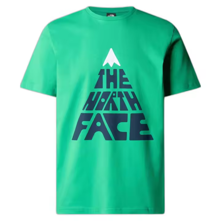 Camiseta de Manga Corta The North Face Mountain Play para hombre en color verde - 1