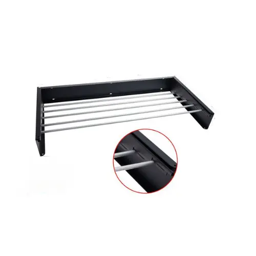 Tendedero plegable de pared uso interior tanto exterior de metal 80 x 40 cm o 100 x 50 cm - 1