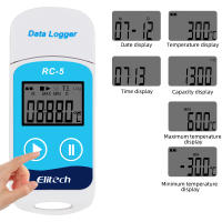 Logger De Temperatura RC-5 USB Datalogger Recorder Para Cadena De Suministro Frigorífica Laboratorios Y Transporte Alimentos JUANJUAN Modelo RC-5+ - details 1