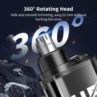 Trimmer De Nariz Y Orejas Eléctrico HIENA Recargable Mini Pocket Para Cabello Y Cejas Adecuado Para Uso Humedo Y Seco - details 7