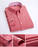 Camisa De Manga Larga Para Hombre Estilo Clásico Y Elegante De Textil Oxford Con Patrón Cuadriculado Moda Slim Social Para Negocios Y Ocio - details 22