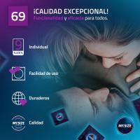 Preservativos XL My.Size Talla 69 Para Penes Grandes Ancho Nominal 69mm Con Paredes Finas De Látex Sin Olor Ni Sabor Compatible Con Lubricantes A Base De Agua - details 7