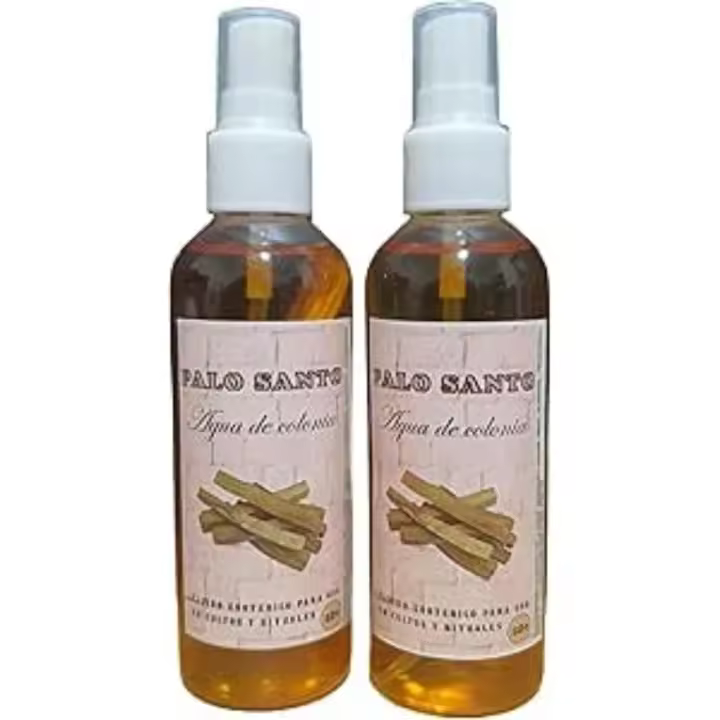 Agua de Colonia de Palo Santo, Producto Esotérico para Uso en Cultos y Rituales, 2 Botellas. Lalascandels. - 1