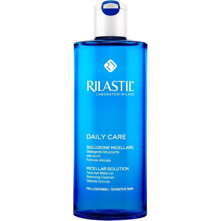 Rilastil - Daily Care Solucion Micelar Desmaquillante, Limpiadora e Hidratante, con pH Lagrimal y para Pieles Sensibles, 400 ml - 1