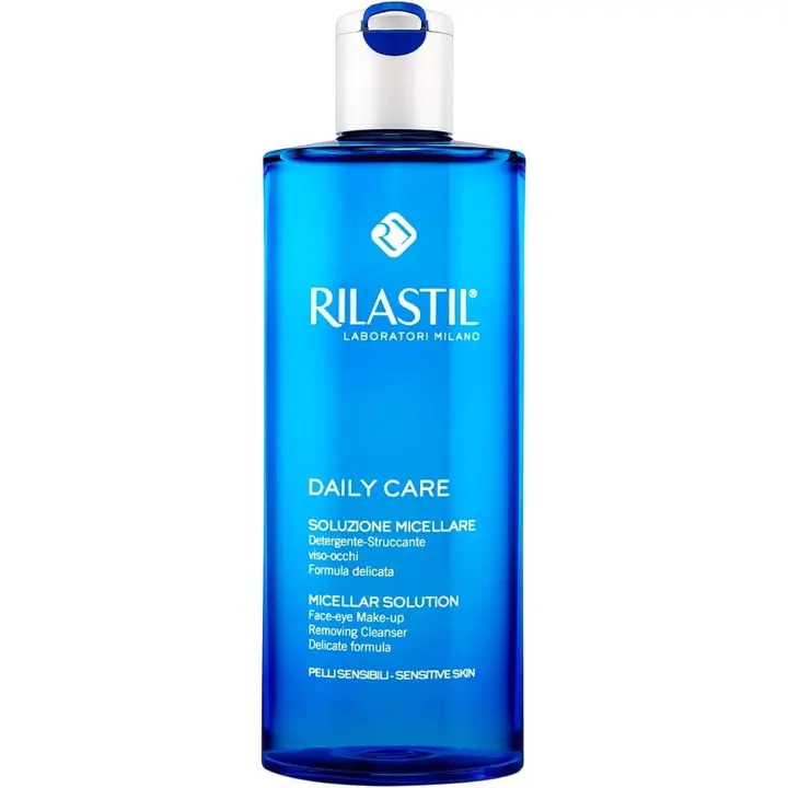 Rilastil - Daily Care Solucion Micelar Desmaquillante, Limpiadora e Hidratante, con pH Lagrimal y para Pieles Sensibles, 400 ml - 1