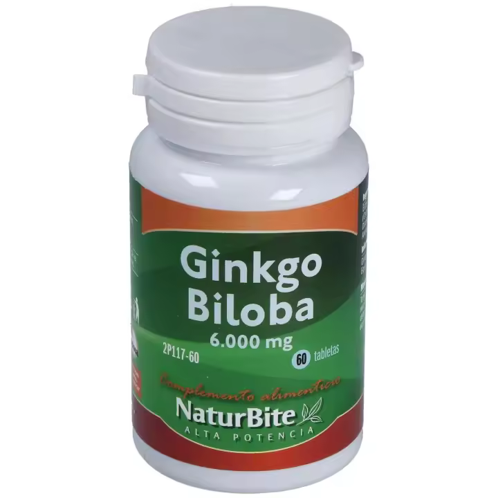 Naturbite Ginkgo Biloba 6000Mg 60Caps - 1