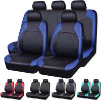 Gama completa de asientos de automóviles de imitación de vinilo de lujo Pu de lujo de gm, compatibles con airbags, transpirables, adecuados para automóviles, camiones, SUV - details 6