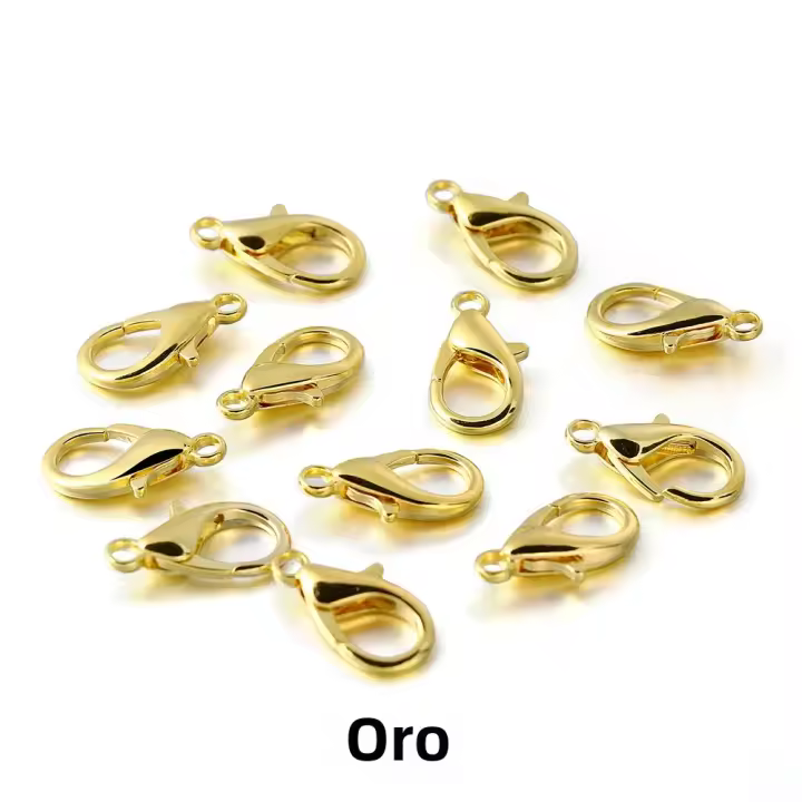 100pcs Abrazaderas De Langosta De Metal Para Pulseras Y Collares Cierre De Cadena Accesorios Para Joyería DIY Encuentros - 1