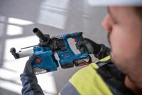 Bosch Professional 18V System martillo perforador a batería GBH 18V-22 (con SDS plus, incl. 2 baterías de 4,0 Ah, cargador GAL 18V-40, 2 cepillos de anillo, GDE 18V-12, en L-BOXX) - details 3