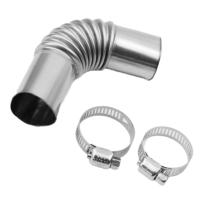 Conector De Tubo De Exhalar Elbowed 24mm Para Calentador De Coche Y Barco Con Clip Pieza De Calentador Webasto Parte De Calefacción De Automóvil - details 1
