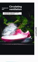 Zapatillas De Correr Para Hombres Con Placa De Carbono En Palma Malla Transpirable Absorbedor De Choque Para Maratón Zapatillas Deportivas Todoterreno Reflector Y Impermeable - details 8