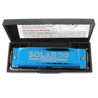 Harmonica Blues De 10 Agujeros 20 Aros Para Principiantes Con Placa De Arcilla De Cobre Marrón / Negro Regalo De Órgano De Bocina - details 11