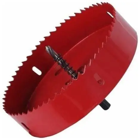 Sierra Corona Bimetálica Ø 150 mm - Acero rápido HSS M42, Vástago Hexagonal para Aluminio, Hierro, Madera - 1