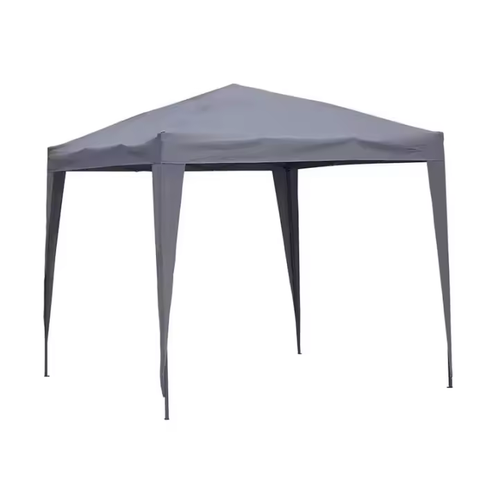 Carpa Plegable Pabellón Poliéster, Estructura Metal Cenador Plegable 3X3M Para Terraza y jardín - 1