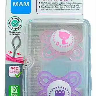 Chupete Silicona Mam Perfect Start Rn 0-2 M Pack Doble - 1