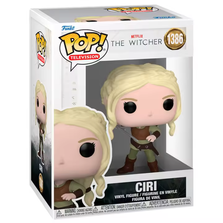 Figura POP The Witcher Ciri with SwordFigura  Coleccionable - Idea de Regalo- Mercancia Oficial - Juguetes para Niños y Adultos - Movies Fans - Muñeco para Coleccionistas y Exposición - 1