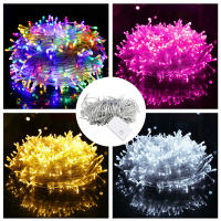 Luces De Fairy LED Para Decoración De Navidad Árbol Casa Jardín Bodas Fiesta Exterior Interior Regalos De Año Nuevo Multicolor Blanco Cálido Rosa - details 0