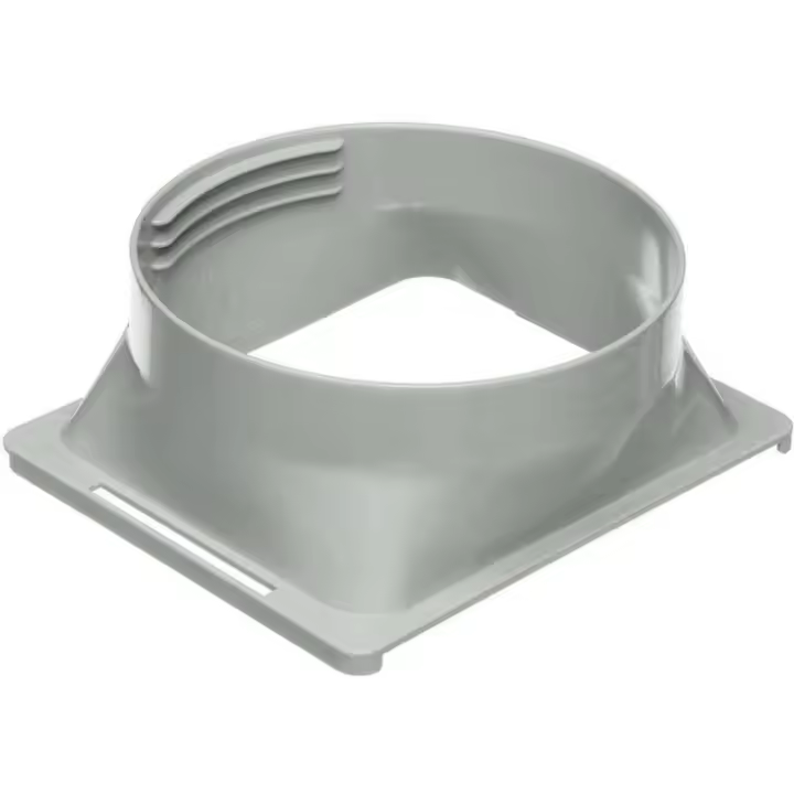 Conector de manguera de escape de interfaz de manguera de ventana de aire acondicionado portátil de plástico - 1