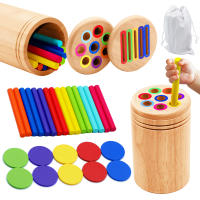 Juguetes De Madera Montessori Para Niños Edad Temprana Juego De Colores Y Formas Mejora El Desarrollo Motor Y Educativo - details 2