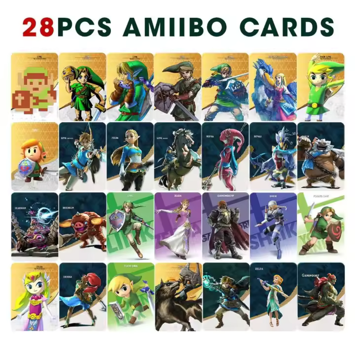 Para Tarjetas Amiibo NFC para La Leyenda de Zelda: Breath of the Wild y Lagrimas del Reino. - 1