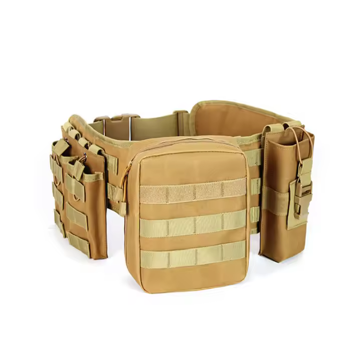 Cinturón táctico de camuflaje externo, cinturón Molle multición. - 1
