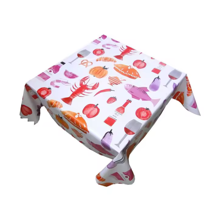 Mantel de hule estampado por metros - Marisco Moluscos Cocina 43733-1    mantel por metros; manteles; mantel barato; mantel jardín - 1