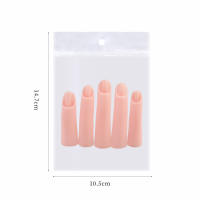 Set De 5 Piezas De Arte De Uñas Práctica Con Mano Falsa De Silicona Y Imán Herramientas De Manicura Con Placa De Uñas - details 5