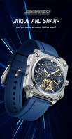 Reloj Mecánico Automático Para Hombre BINBOND H1133 2024 Tourbillon De Lujo Con Correa De Acero Y Ventana De Cristal Hardlex Resistente Al Agua Y Shock - details 4