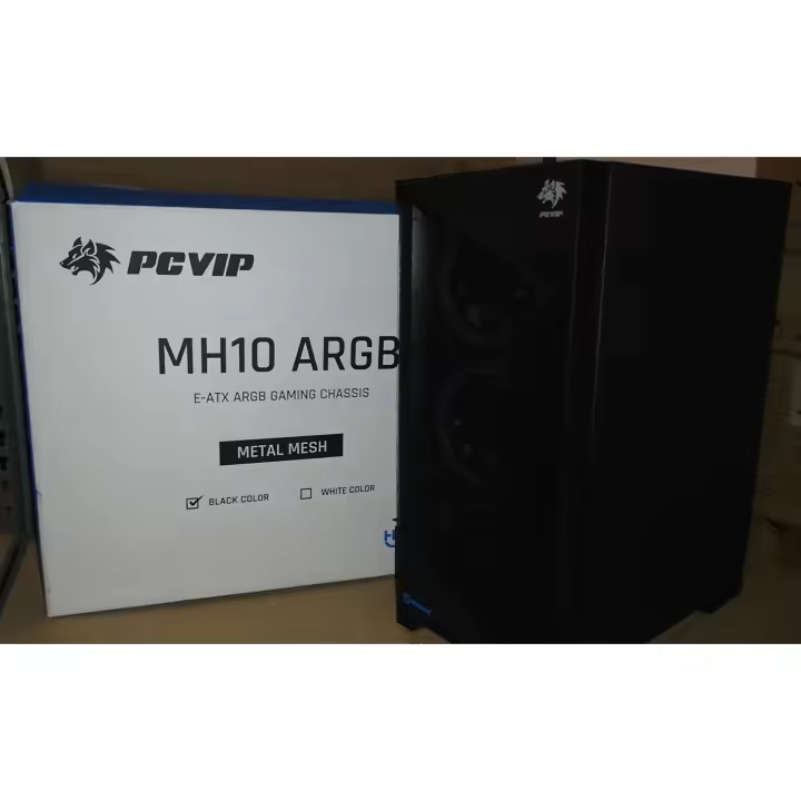 CAJA PCVIP MH10 ATG ARGB GAMING NEGRA - 1