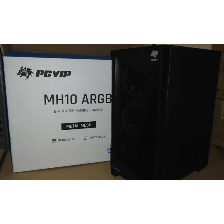 CAJA PCVIP MH10 ATG ARGB GAMING NEGRA - 1