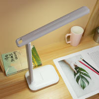 Lámpara De Mesa LED Con Interruptor Táctil Blanco Plegable Para Dormitorio Luz Nocturna De Lectura Cuidado Ocular Con Enchufe USB Dimmable - details 12