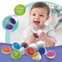 Juego De Educación Matemática Montessori Para Niños 12PCS Juguetes Inteligentes De Huevos Y Tornillos 3D Puzzle Educativo Para Niños Entre 3 Y 12 Años - details 0