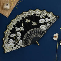 Abanico Plegable De Estilo Chino Para Danza Y Cosplay Decoración De Fiesta Y Boda Regalo De Arte Y Manualidades - details 6