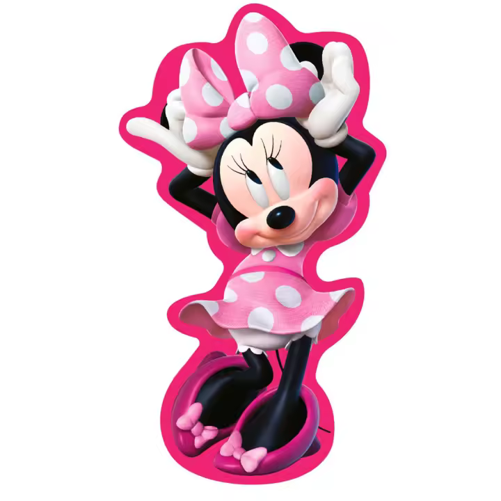 Cojin 3D Minnie Disney. Cojín de viaje ergonómico y cómodo. Perfecto para brindar soporte en trayectos largos y descansar mejor. - 1