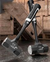 Martillo De Silla Z50 2LB-3LB De Acero Forjado En Un Pie Para Demolición Y Construcción Martillo De Bricolaje Con Mango De Goma Para Ingenieros - details 0