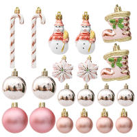 Adorno De Navidad Para Árbol De Navidad Con Esfera Colgante Vínculo De Caramelo Conífera Juego De Joyería Decoración De Hogar Regalo En Caja - details 4