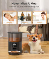 Dispensador Automático De Alimentos Para Perros 4L Con WiFi Tuya Bebedero Inteligente Para Gatos 2L Control Remoto Para Mascotas - details 9